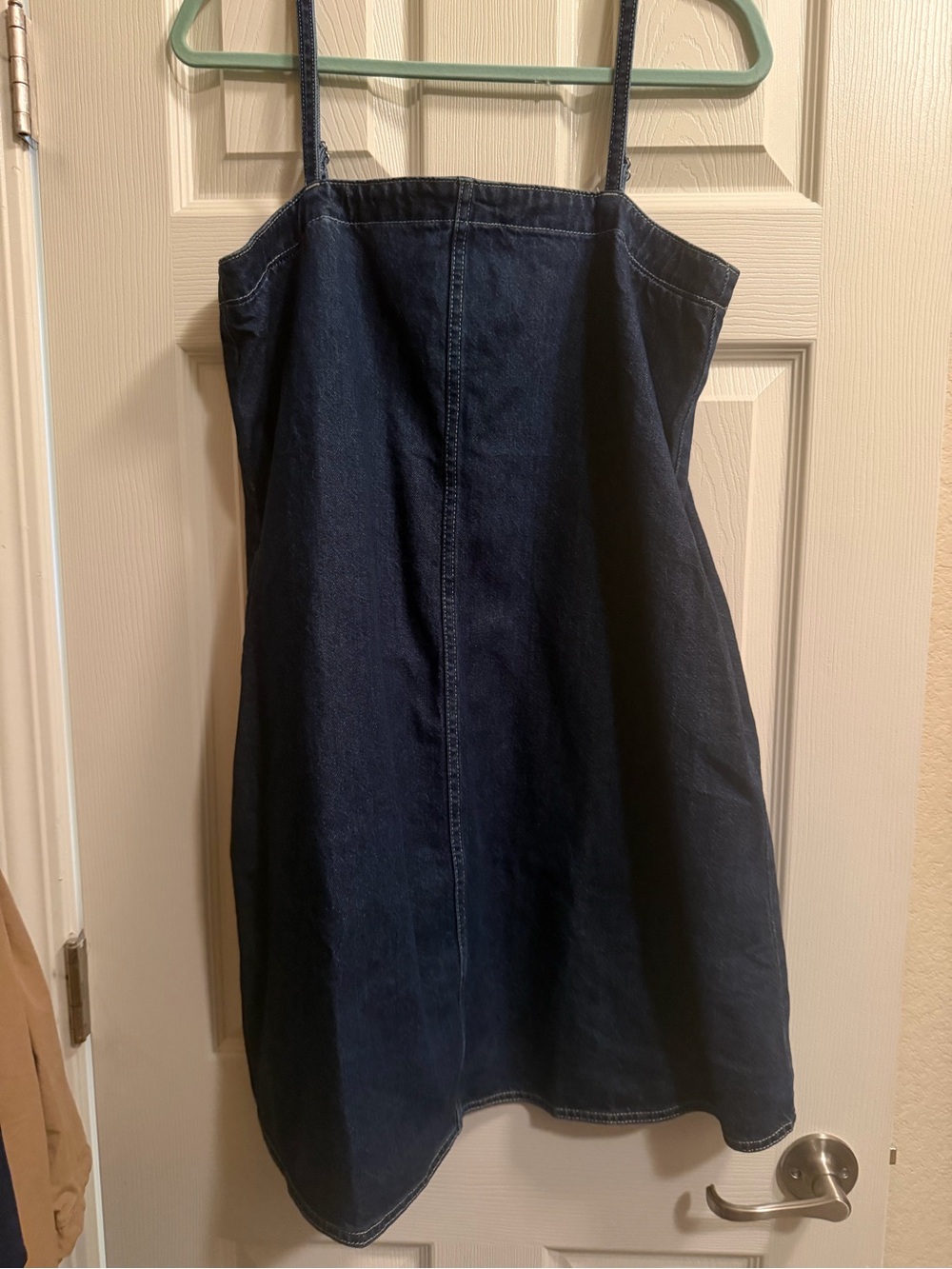 Madewell Indigo Denim Dress with Spaghetti Straps